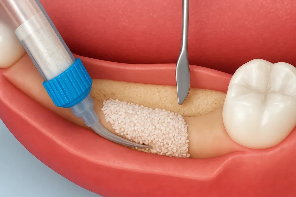 Irányított csontregeneráció a sinus lift beavatkozás során